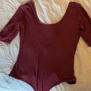 Maroon Bodysuit